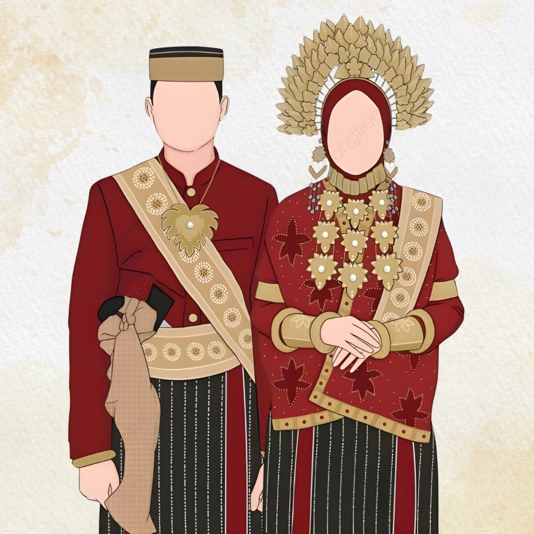 kartu pengantin bugis